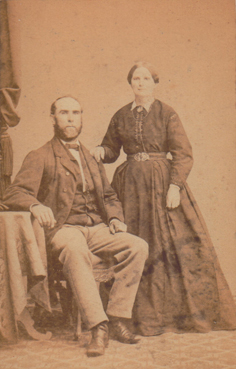 Johan Arnold Chorus en Albertine Lintjens ca 1855