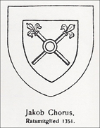 Familiewapen Jakob Chorus 1351