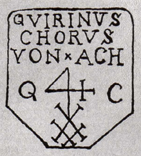 Naaldmerk Quirinus Chorus 1635-1687 
